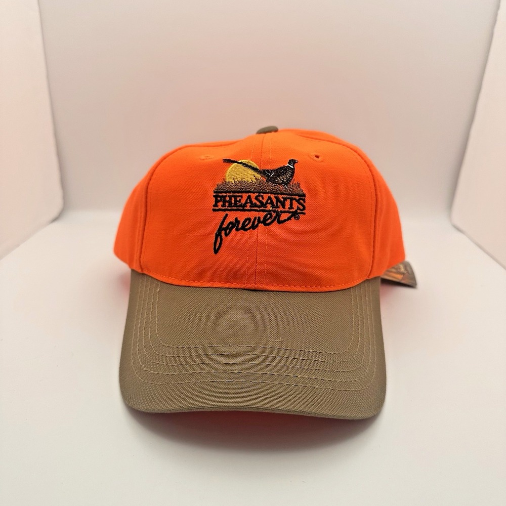 Gamehide Pheasants Forever Blaze Orange Hunting Hat Cap Adjustable OS NWT